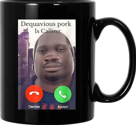 Dequavious Pork Black Mug